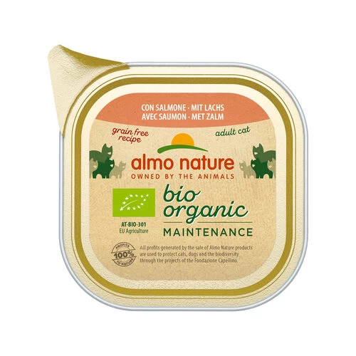 Almo Nature Bio Organic Maintenance Katzenfutter - Lachs 1 Almo Nature Bio Organic Maintenance Katzenfutter - Lachs