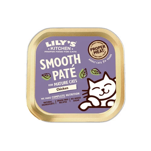 Lily's Kitchen Smooth Paté Senior Katzenfutter - Schale