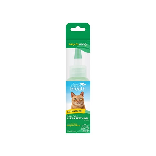 TropiClean - Fresh Breath Clean Teeth Oral Care Gel - Cat